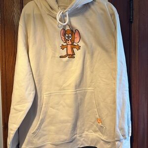Retrokid Tom and Jerry Beige Hoodie